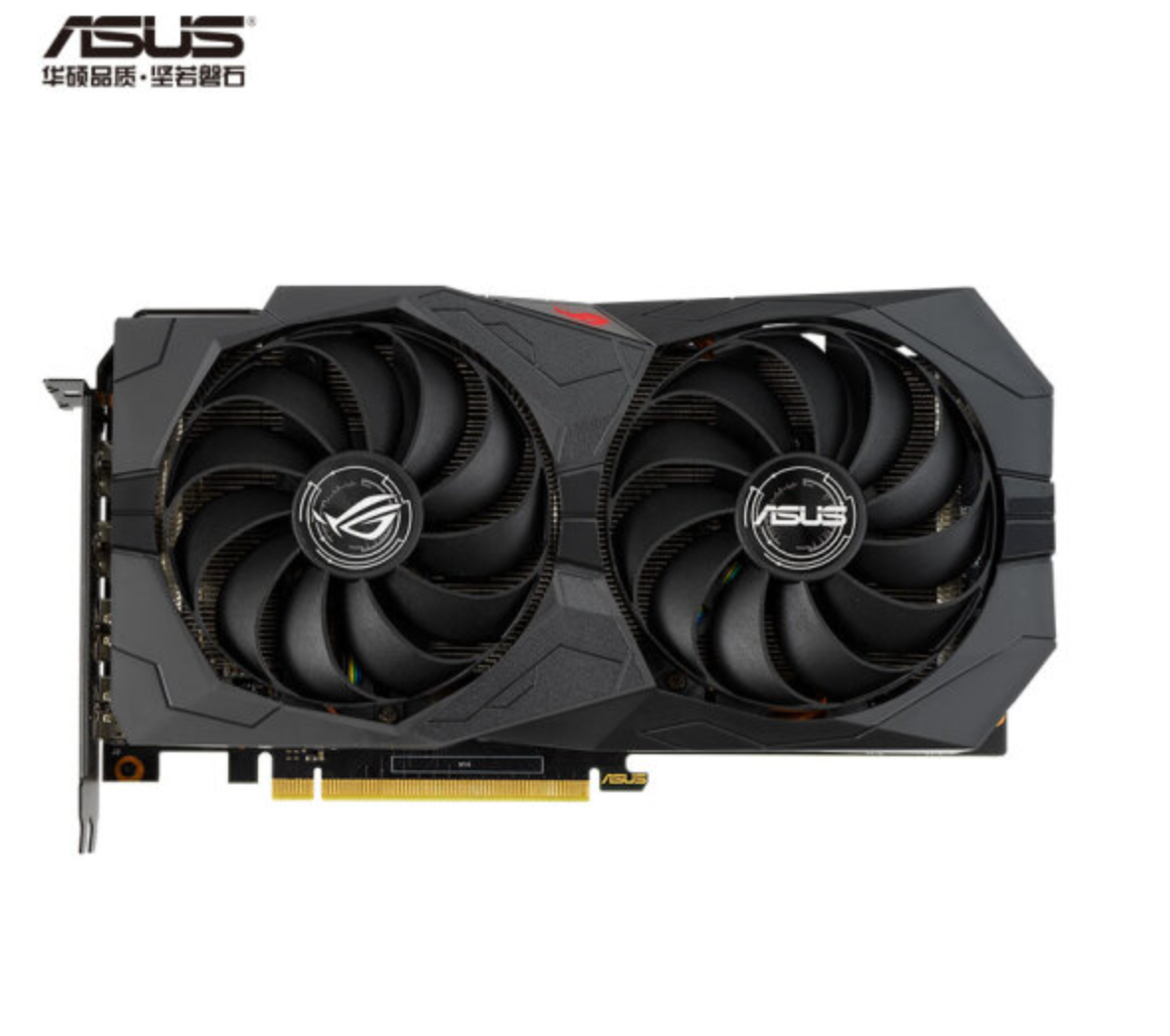 华硕（ASUS）ROG-STRIX-GeForce-GTX1660S-A6G-GAMING 1660S 1530-1845MHz 14002MHz 游戏显卡6G