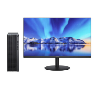 "华为/Huawei B530E-L5651S 台式计算机 Intel UHD Intel i5 Win11 16GB+512GB 黑 华为擎云显示器 B3-241H SSN-24BZ"